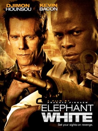 Elephant White Poster